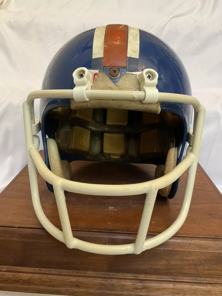 Vintage Riddell Kra-Lite II Football Helmet Denver Broncos Game Used Upchurch WESTBROOKSPORTSCARDS