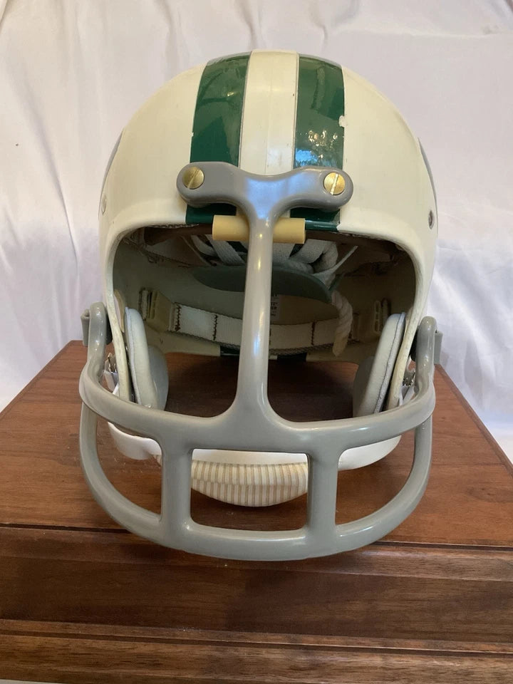 Original Riddell 1970 New York Jets Kra-Lite TK2 Game Football Helmet Snell WESTBROOKSPORTSCARDS