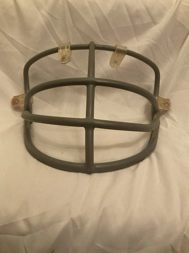 Original Vintage Riddell NJOP Football Helmet Gray Face Mask Fits TK Helmets! WESTBROOKSPORTSCARDS