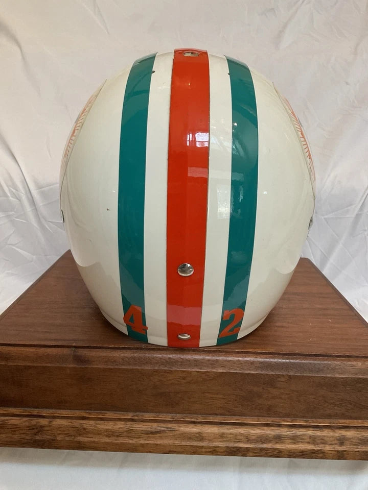 Vintage Riddell TK2 Football Helmet Miami Dolphins Paul Warfield WESTBROOKSPORTSCARDS