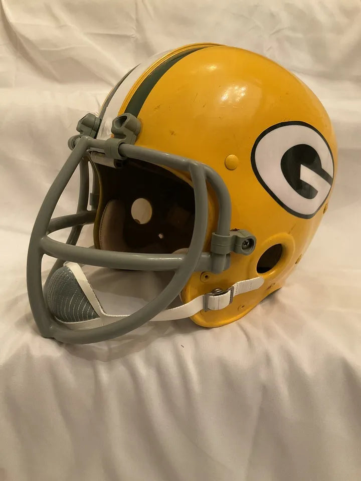 Vintage Riddell Kra-Lite RK2 Suspension Football Helmet Green Bay Packers Sports Mem, Cards & Fan Shop:Fan Apparel & Souvenirs:Football-NFL Riddell