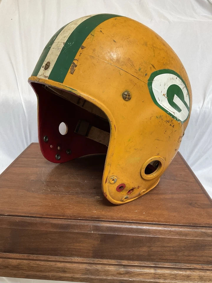 Vintage Original Rawlings Cy-Co-Lite HC Suspension Football Helmet Packers WESTBROOKSPORTSCARDS