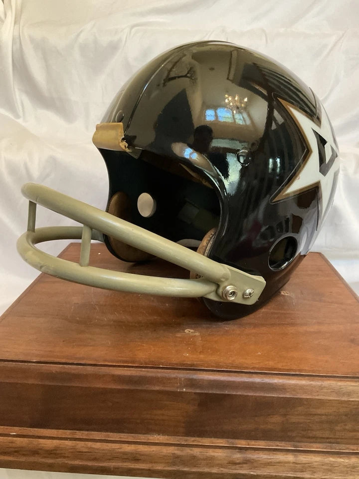Vintage 1960s Game Used Suspension Football Helmet Vanderbilt Commodores? WESTBROOKSPORTSCARDS