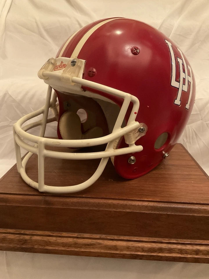 Houston Cougars Rawlings HND-9 Football Helmet Schutt Red Dot OPO-DW Rare WESTBROOKSPORTSCARDS
