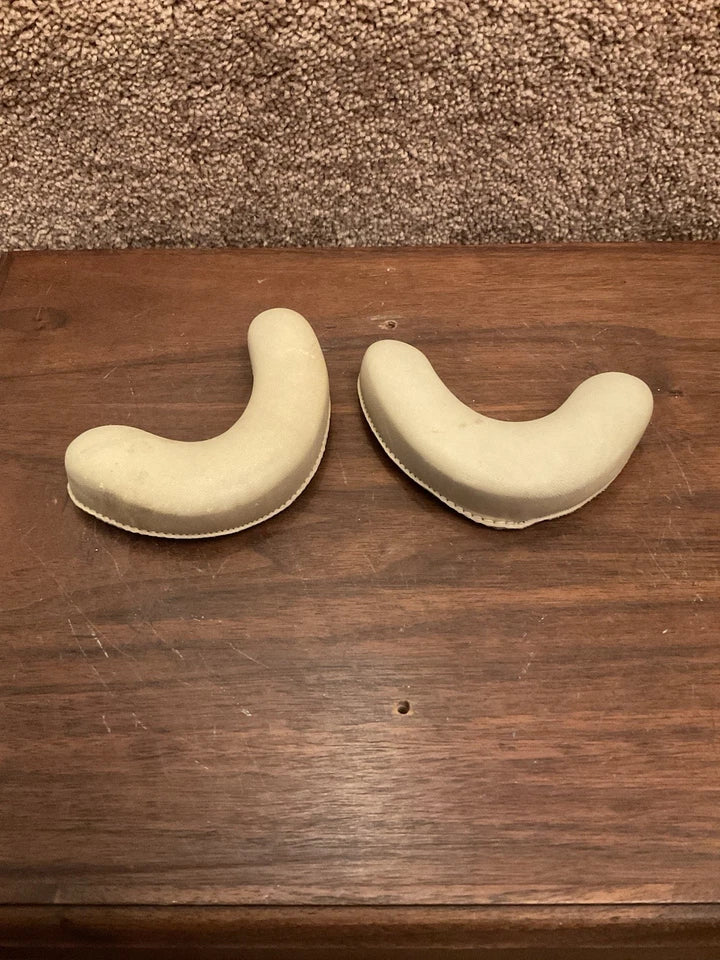 Original Vintage RIDDell XL Leather Jaw Pads RK TK Suspension Football Helmet WESTBROOKSPORTSCARDS