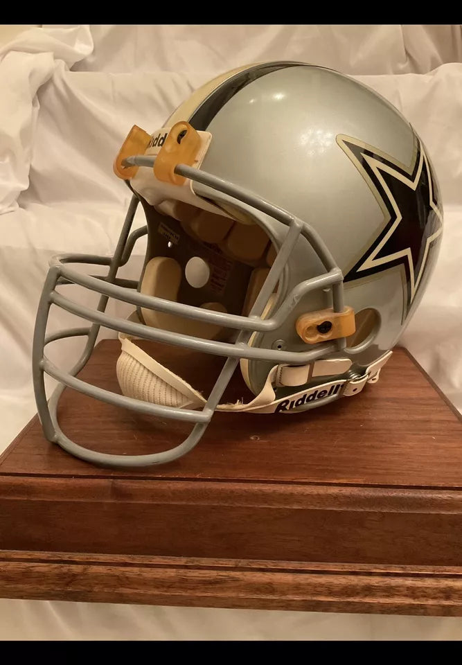 RIddell VSR2 Game Football Helmet Dallas Cowboys Super Bowl XXVII Moose Johnston WESTBROOKSPORTSCARDS