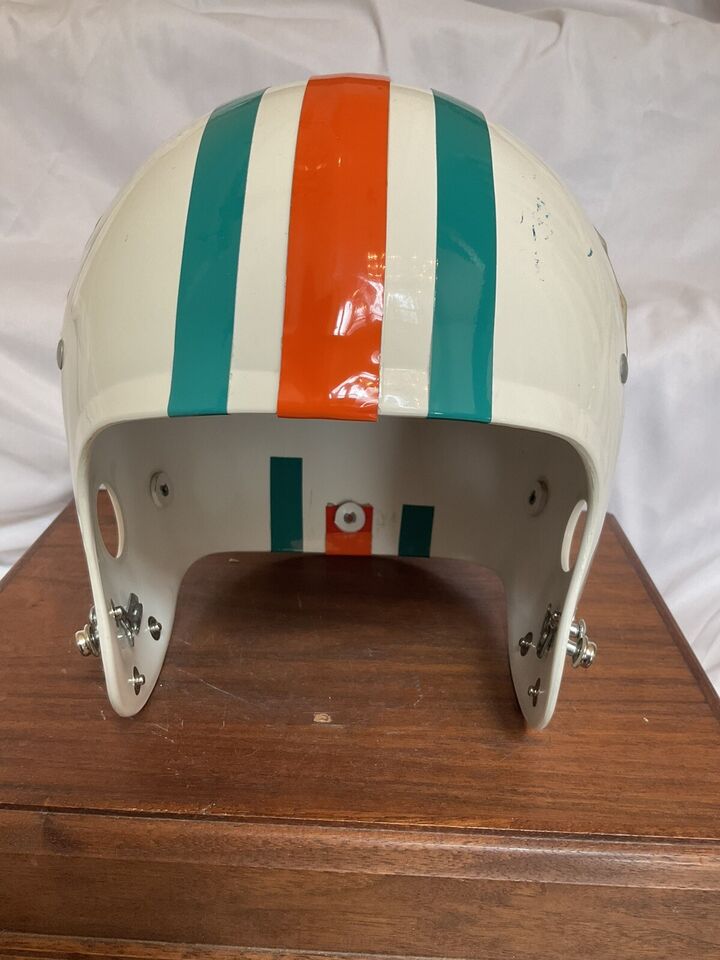 Vintage Riddell TK Football Helmet Shell 1974 Miami Dolphins WESTBROOKSPORTSCARDS