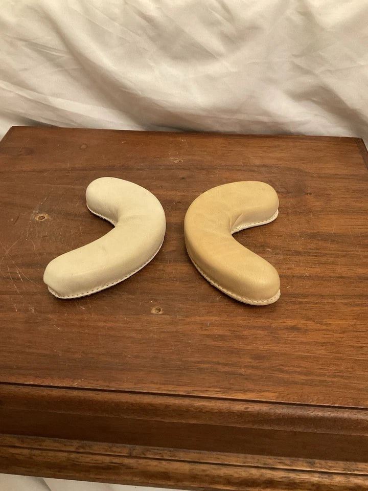 Original Vintage RIDDell XL Leather Jaw Pads RK TK Suspension Football Helmet