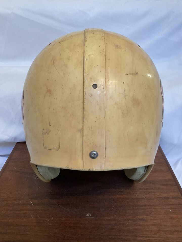 Vintage Original Riddell Kra Lite PAC44 1979 White Football Helmet WESTBROOKSPORTSCARDS