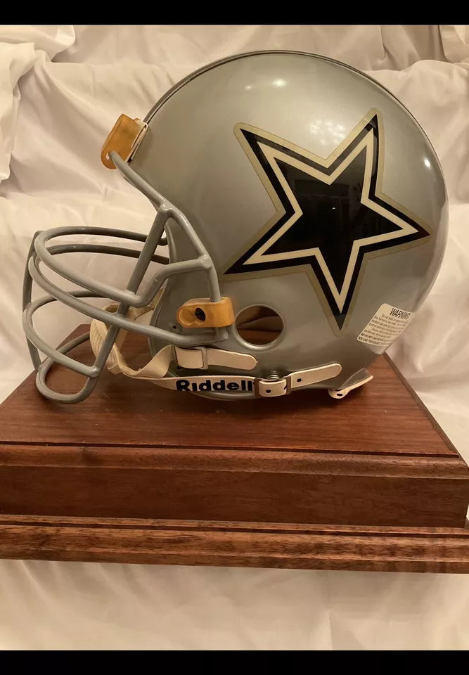 RIddell VSR2 Game Football Helmet Dallas Cowboys Super Bowl XXVII Moose Johnston WESTBROOKSPORTSCARDS
