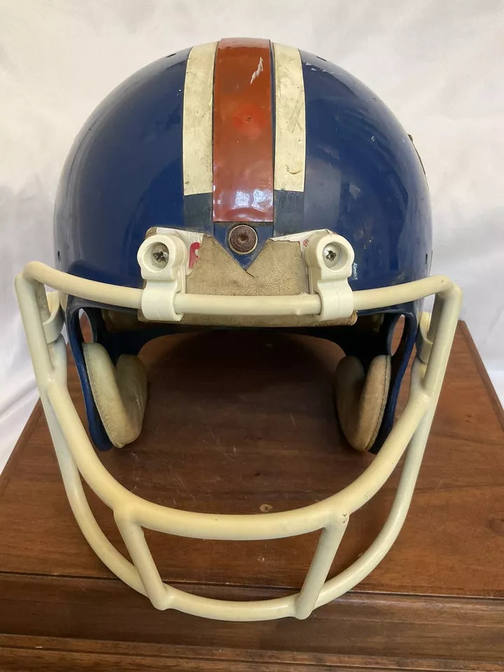 Vintage Riddell Kra-Lite II Football Helmet Denver Broncos Game Used Upchurch WESTBROOKSPORTSCARDS