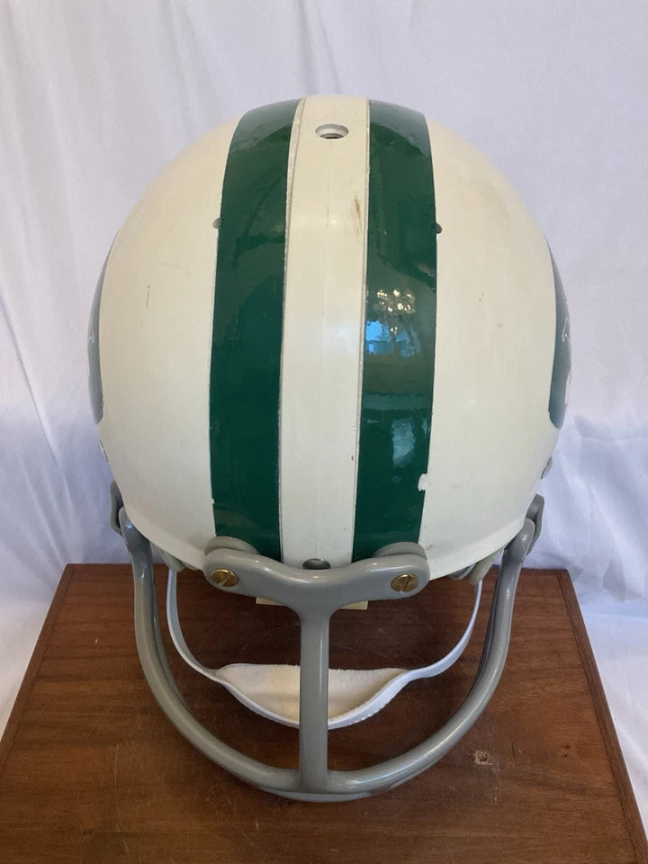 Original Riddell 1970 New York Jets Kra-Lite TK2 Game Football Helmet Snell WESTBROOKSPORTSCARDS