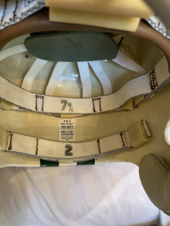 Original Riddell 1970 New York Jets Kra-Lite TK2 Game Football Helmet Snell WESTBROOKSPORTSCARDS