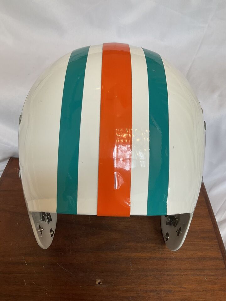 Vintage Riddell TK Football Helmet Shell 1974 Miami Dolphins  WESTBROOKSPORTSCARDS   