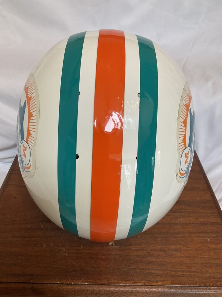 Vintage Riddell TK Football Helmet Shell 1974 Miami Dolphins WESTBROOKSPORTSCARDS