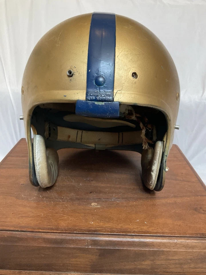 Vintage 1960s Marietta Game Used Football Helmet X-Large 7 1/2 WESTBROOKSPORTSCARDS