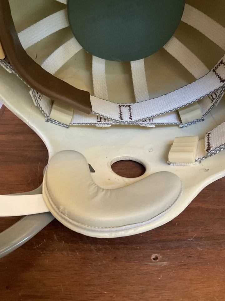 Original Riddell 1970 New York Jets Kra-Lite TK2 Game Football Helmet Snell WESTBROOKSPORTSCARDS