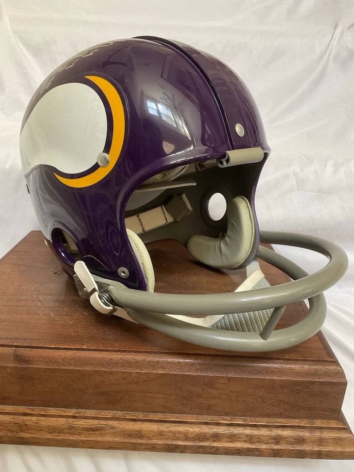 Riddell Kra-Lite RK2 Football Helmet Minnesota Vikings Fran Tarkenton Autograph WESTBROOKSPORTSCARDS
