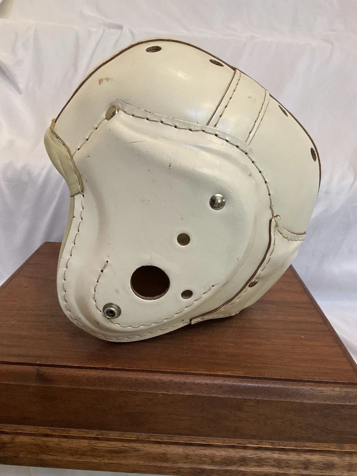 MacGregor Authentic H612 Leather Suspension Football Helmet X-Large Size Nice! WESTBROOKSPORTSCARDS