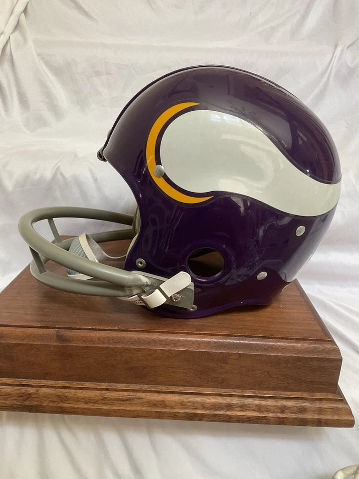 Riddell Kra-Lite RK2 Football Helmet Minnesota Vikings Fran Tarkenton Autograph WESTBROOKSPORTSCARDS