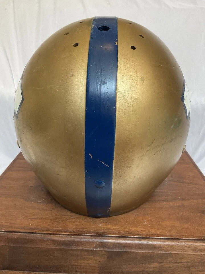 Vintage 1960s Marietta Game Used Football Helmet X-Large 7 1/2 WESTBROOKSPORTSCARDS