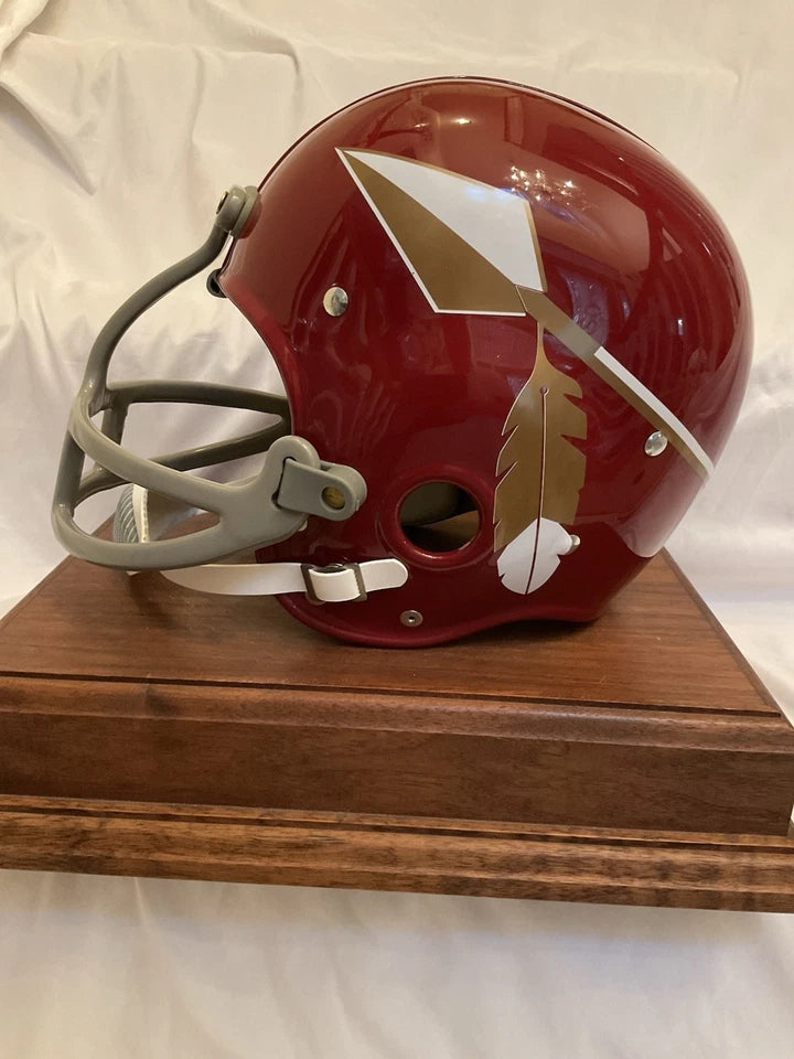 RK2 Style Football Helmet 1969 Washington Redskins Spear Cardinal Color DG-120