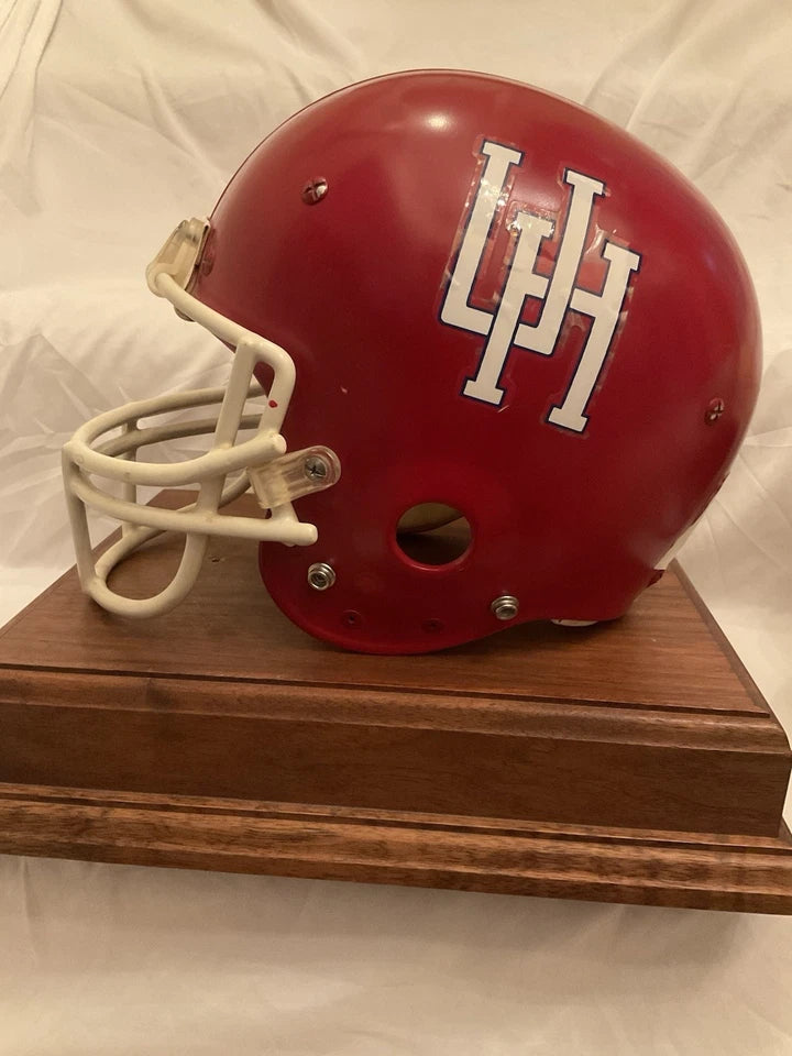 Houston Cougars Rawlings HND-9 Football Helmet Schutt Red Dot OPO-DW Rare WESTBROOKSPORTSCARDS