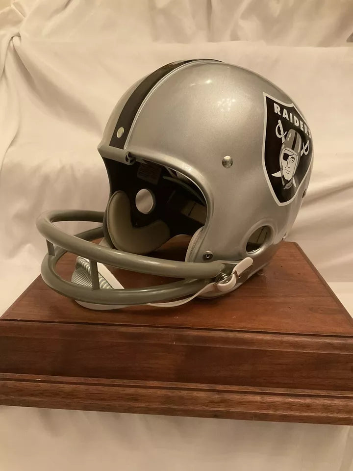 Oakland Raiders RK Vintage 1968 Style Football Helmet George Blanda WESTBROOKSPORTSCARDS