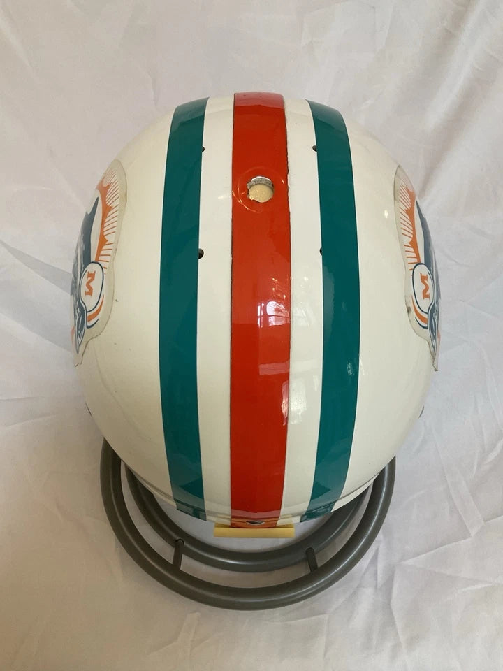 Vintage Riddell TK2 Football Helmet Miami Dolphins Paul Warfield WESTBROOKSPORTSCARDS