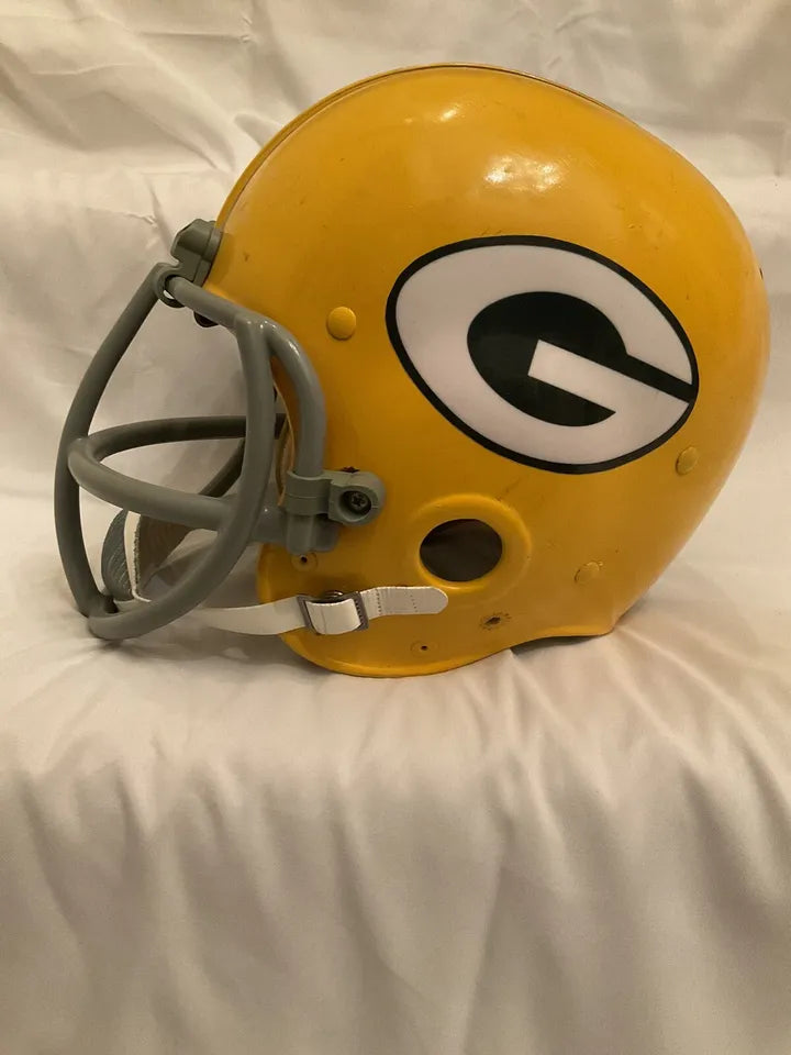 Vintage Riddell Kra-Lite RK2 Suspension Football Helmet Green Bay Packers Sports Mem, Cards & Fan Shop:Fan Apparel & Souvenirs:Football-NFL Riddell
