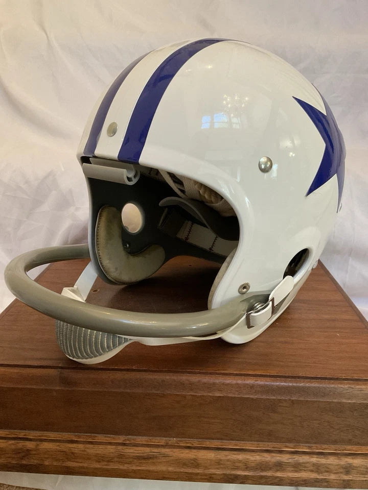 Don Meredith Autographed Dallas Cowboys Custom 1960-62 Football Helmet LOA! WESTBROOKSPORTSCARDS