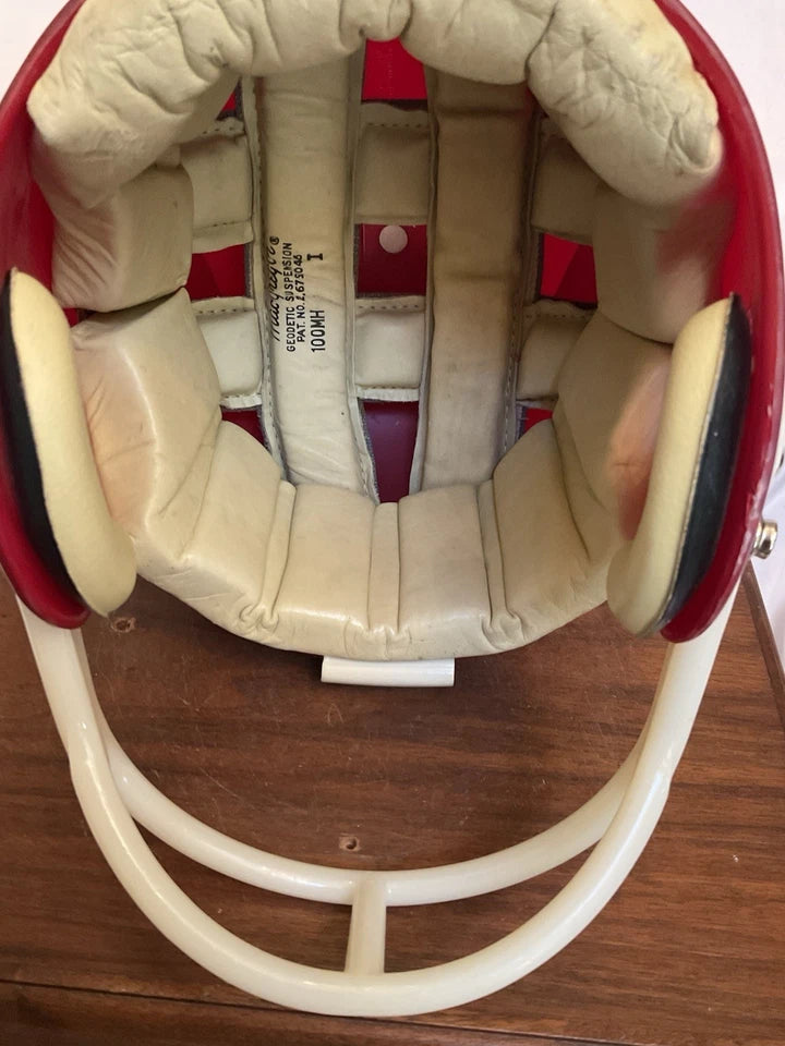 Arkansas Razorbacks 1969 MacGregor Clear Shell Football Helmet Montgomery WESTBROOKSPORTSCARDS