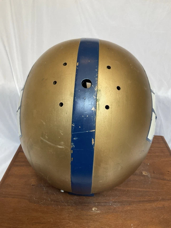 Vintage 1960s Marietta Game Used Football Helmet X-Large 7 1/2 WESTBROOKSPORTSCARDS