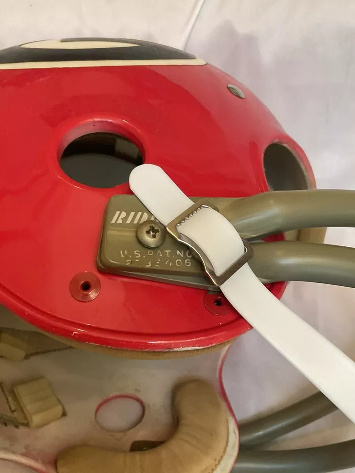 Original Riddell 1972 Georgia Bulldogs Kra-Lite TK2 Game Football Helmet  WESTBROOKSPORTSCARDS