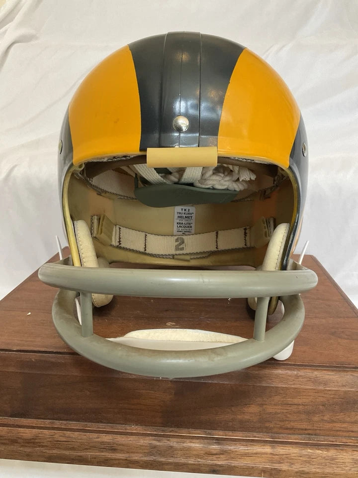 Original Riddell 1973 Los Angeles Rams Kra-Lite TK2 Game Football Helmet WESTBROOKSPORTSCARDS