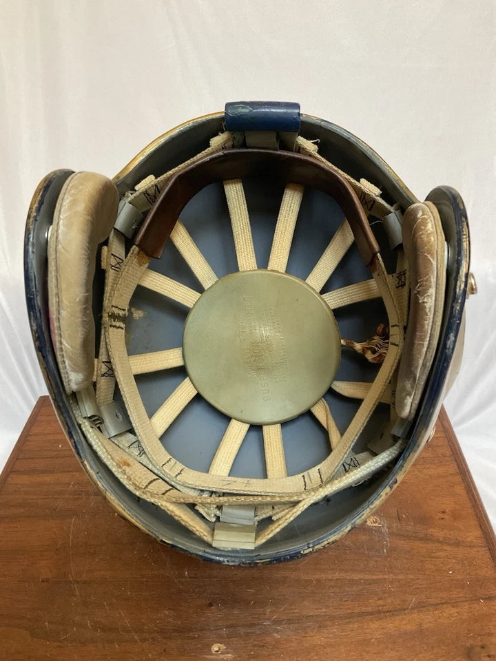 Vintage 1960s Marietta Game Used Football Helmet X-Large 7 1/2 WESTBROOKSPORTSCARDS