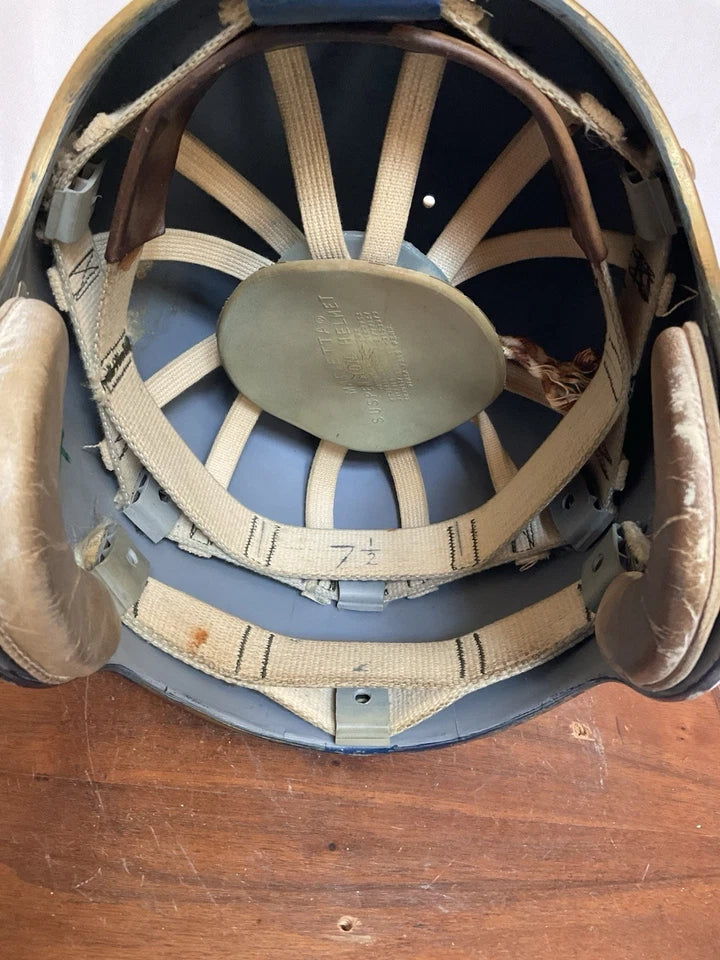 Vintage 1960s Marietta Game Used Football Helmet X-Large 7 1/2 WESTBROOKSPORTSCARDS