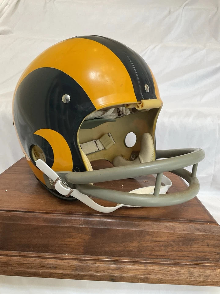 Original Riddell 1973 Los Angeles Rams Kra-Lite TK2 Game Football Helmet WESTBROOKSPORTSCARDS