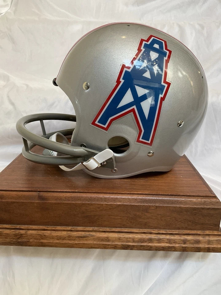 Vintage TK-2 Style Football Helmet 1966-67 Houston Oilers – WESTBROOKSPORTSCARDS Vintage TK-2 Style Football Helmet 1966-67 Houston Oilers – WESTBROOKSPORTSCARDS