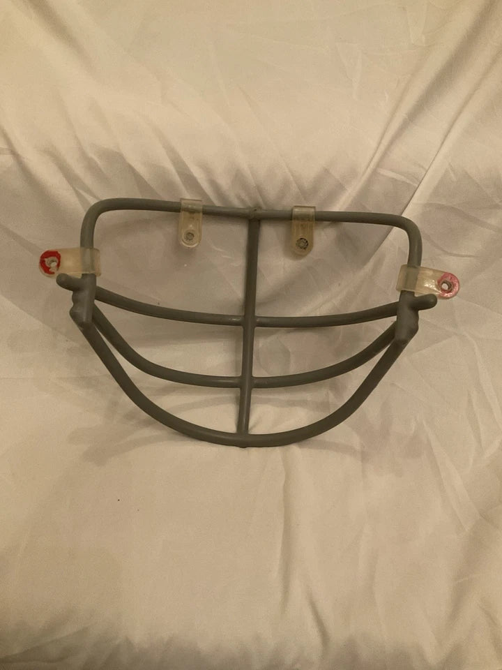 Original Vintage Riddell NJOP Football Helmet Gray Face Mask Fits TK Helmets! WESTBROOKSPORTSCARDS