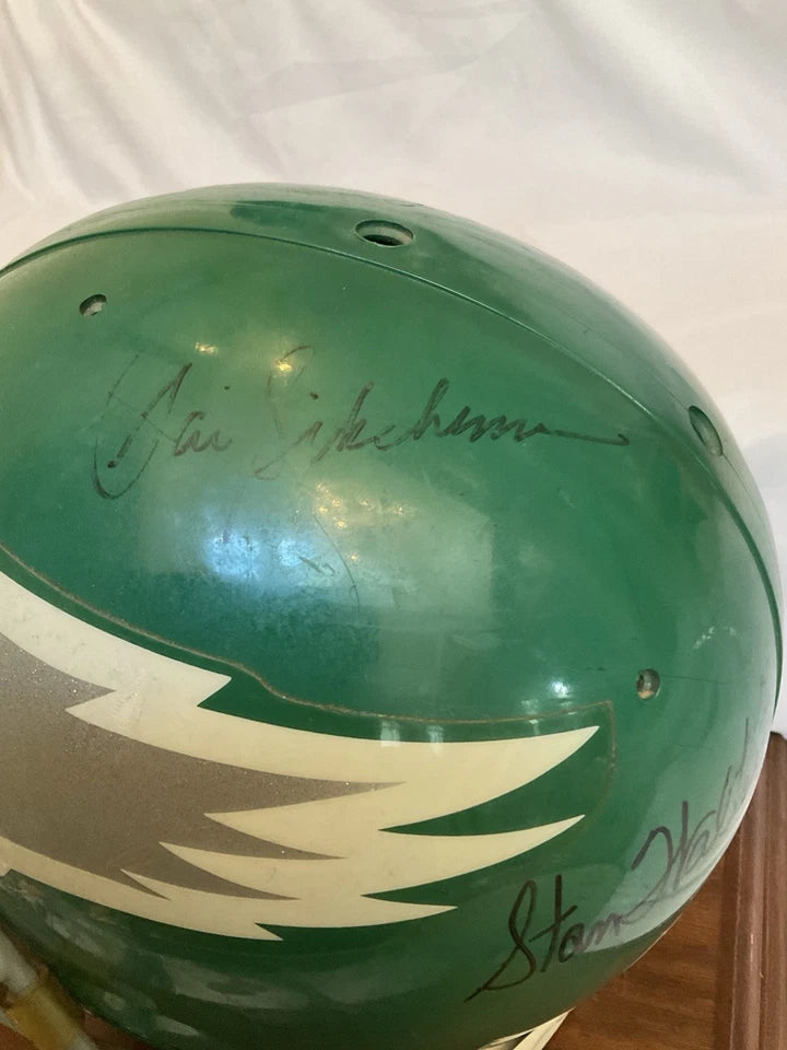 Vintage Riddell VSR-3 Football Helmet Philadelphia Eagles Game Used 1988 WESTBROOKSPORTSCARDS