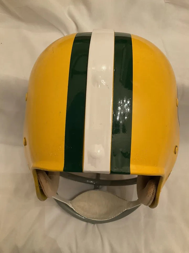 Vintage Riddell Kra-Lite RK2 Suspension Football Helmet Green Bay Packers Sports Mem, Cards & Fan Shop:Fan Apparel & Souvenirs:Football-NFL Riddell