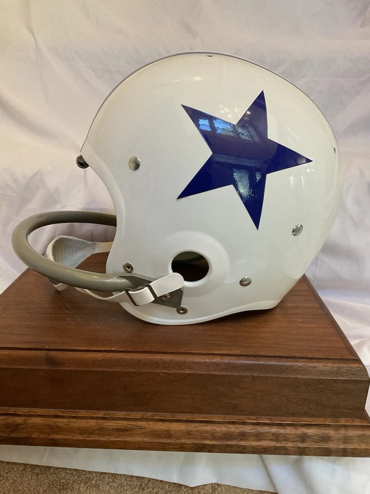Don Meredith Autographed Dallas Cowboys Custom 1960-62 Football Helmet LOA! WESTBROOKSPORTSCARDS