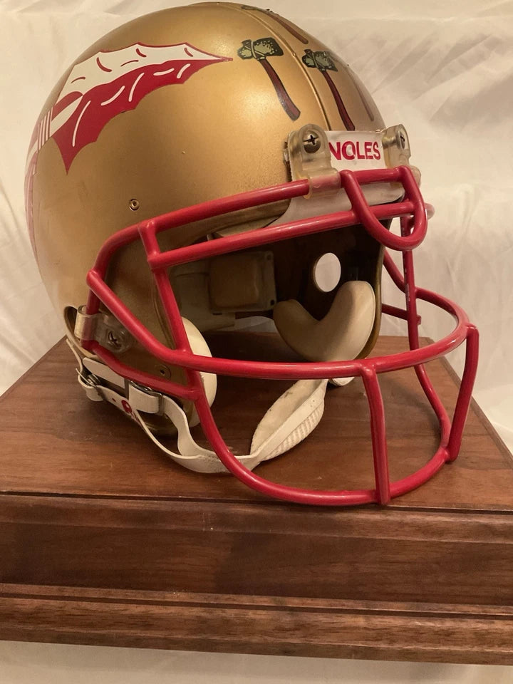RIddell VSR Football Helmet Vintage Game Used 1988-90 Florida State Seminoles WESTBROOKSPORTSCARDS