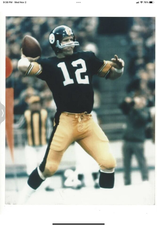TK2 Style Custom Football Helmet Pittsburgh Steelers Terry Bradshaw Dungard Mask WESTBROOKSPORTSCARDS