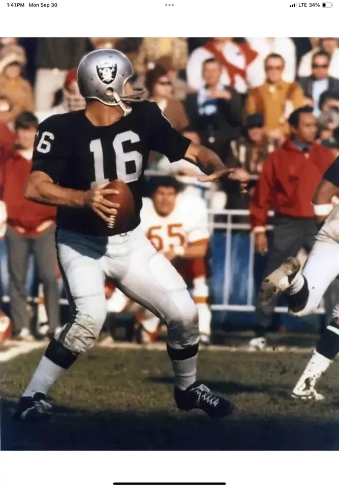 Oakland Raiders RK Vintage 1968 Style Football Helmet George Blanda WESTBROOKSPORTSCARDS