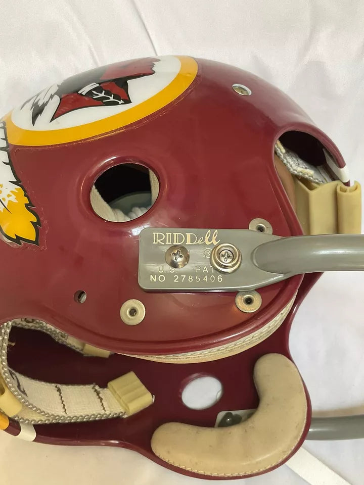 Vintage Riddell Kra-Lite Football Helmet 1973 Washington Redskins Charley Taylor  WESTBROOKSPORTSCARDS
