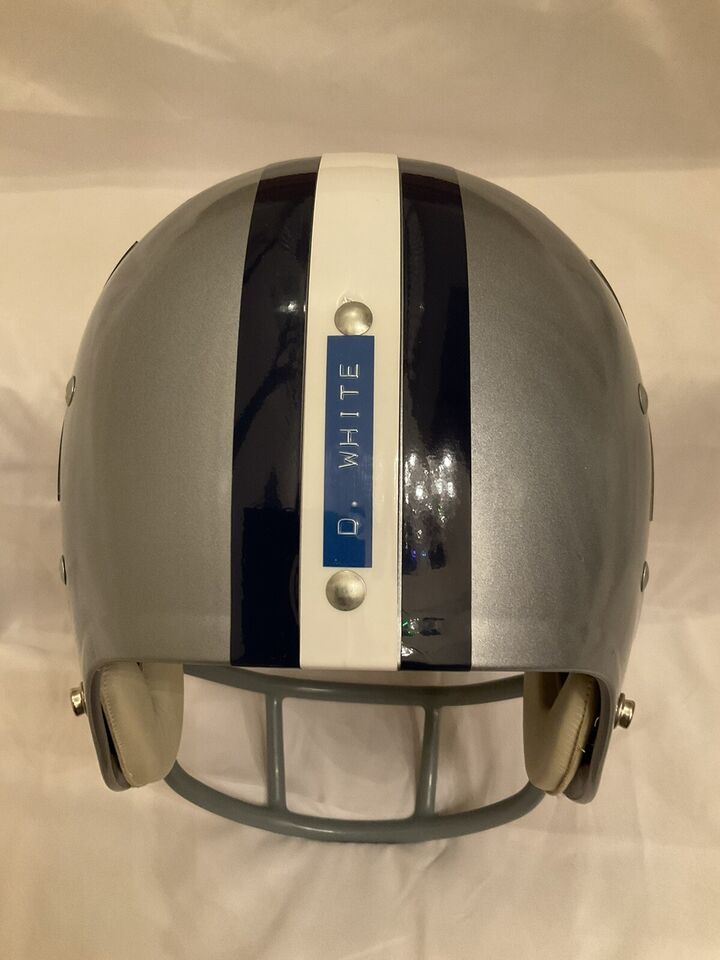 TK2 Style Dallas Cowboys Suspension Football Helmet Danny White OPO Mask WESTBROOKSPORTSCARDS