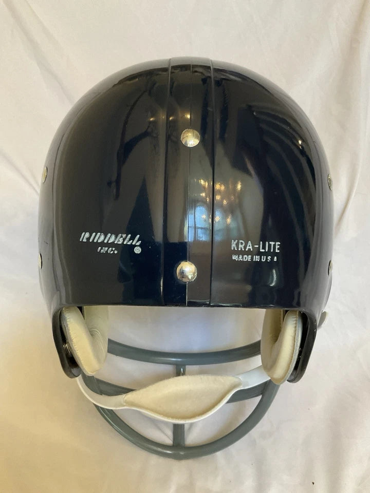 Original Riddell 1971 Chicago Bears Kra-Lite TK2 Game Football Helmet Butkus WESTBROOKSPORTSCARDS