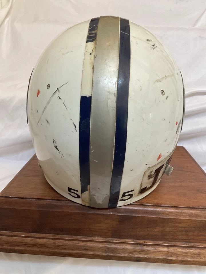 Vintage Riddell WD-1 New Jersey Oaks 1984 Game Used Football Helmet WESTBROOKSPORTSCARDS